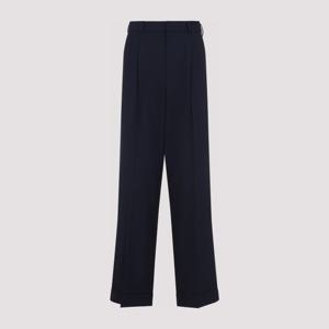 카사블랑카 하이웨이스트 와이드 프론트 플리츠 팬츠 MPS25TR25