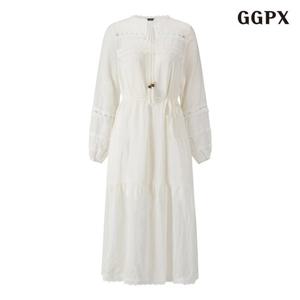 [GGPX]시스루 펀칭 끈 원피스 (GPCOW013D)