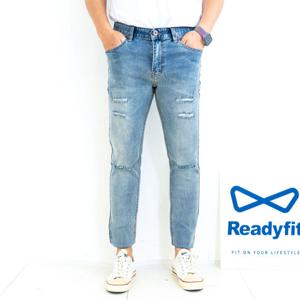 남자 빈티지 워싱진 데미지 찢청 청바지 데님_CLP9022