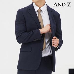 [앤드지] 투톤 네이비 크레스피노 정장자켓 (BZY3SB1108)