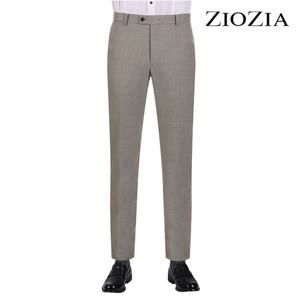 [지오지아] 슬림 베이지 짜임패턴 정장팬츠 (ABA3SP1204)