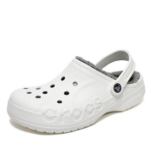 크록스 바야 라인드 슬리퍼 205969-11H