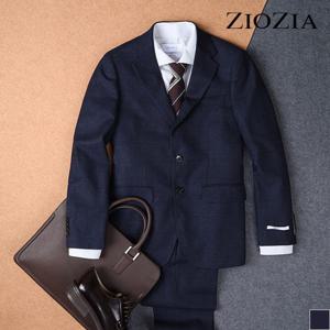 [지오지아] 크레이프 조직 멀티체크 정장자켓 (ABA4SB1202)