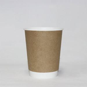 [소분] 무지 크라프트 단열 이중컵 종이컵 8온스 50개