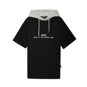 [잠뱅이] 유니)특양면 캠핑그래픽 반팔후디 AL2WTS14-BK