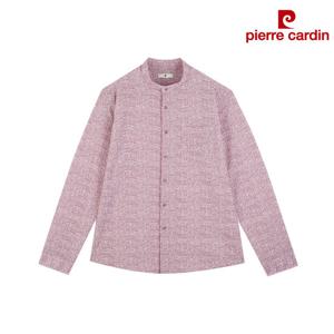 [피에르가르뎅] 노멀핏 패턴 밴드넥 카라 셔츠 POWS1604