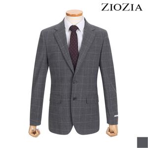 [지오지아] 톤온톤 그레이 윈도우체크 정장자켓 (ABA2SB1207)