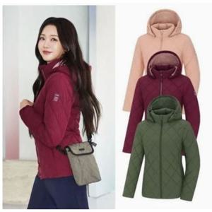[콜핑]LD18 여자 겨울 후드탈붙착형 퀼팅 방한 경량패딩자켓 KVJ6551W