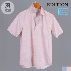 [에디션] 스파쿨링 에어도트 반팔 셔츠 (NEB2WC1953)