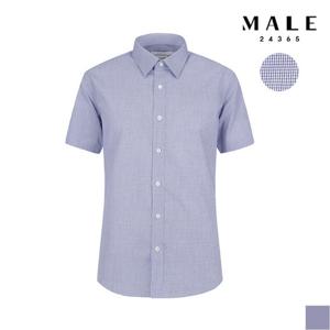 [매일24365] 이지케어 체크 반팔 드레스셔츠 (VRZ2WD1352)