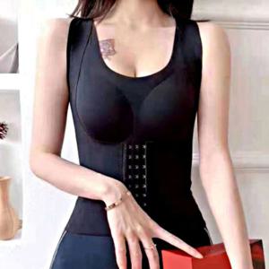 탈부탁 가능 패드 뱃살 커버 무재봉 4단 코르셋