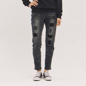 [잠뱅이] 여)프리미엄 스모킹 포인트 빈티지 워싱  AL1DBF65-BK