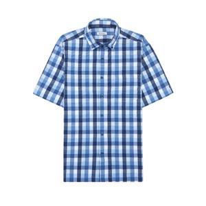 [본사직영/피에르가르뎅] 빅체크 시어서커 노말핏 셔츠 PJDS2730