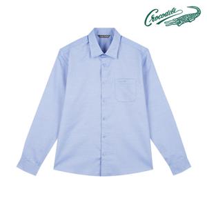 [크로커다일] 잔조직 솔리드 드레스 셔츠 CDAA9YS3402