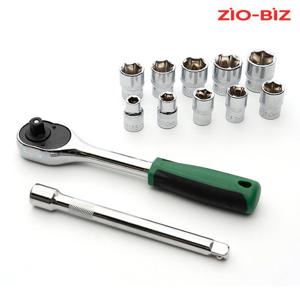 라쳇핸들 복스세트 3/8인치 12종/육각비트 복스알 임팩 소켓렌치