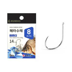 금호 헤라수레 니켈 KS-731 붕어낚시바늘 민물바늘