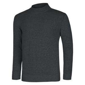 [파파브로]남성 심플베이직 반폴라 니트 SO-KN-Q009-차콜