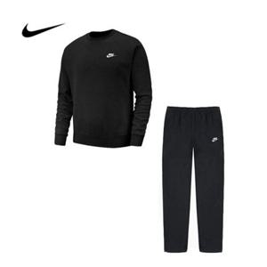 [나이키]나이키 츄리닝 BV2663-010 맨투맨일자세트 블랙 국내A