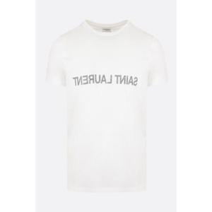 생로랑 반팔 티셔츠 663278Y37AW9744 NATUREL NOIR