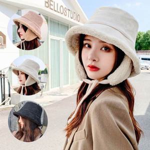 여성 겨울 패션모자 러블리 뽀글퍼 귀달이 벙거지모자