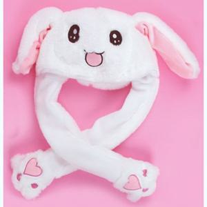 귀쫑긋 움직이는토끼 토끼모자 토끼귀모자