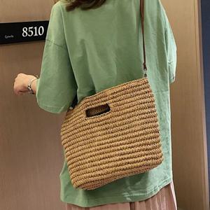 여성 여름여행 패션가방 데일리 라탄 크로스 숄더백