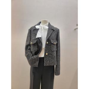 [숲] (SA1JK85) 트위드 크롭 자켓