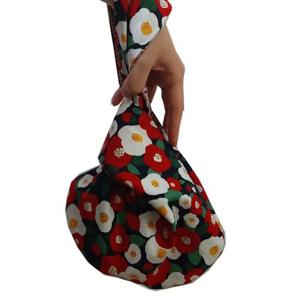 미령퀼트 동백이 손목가방 토트백 핸드메이드