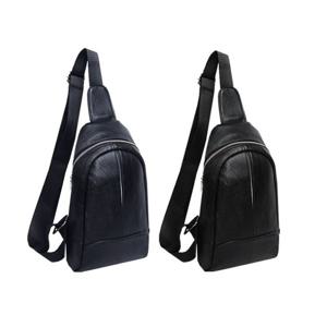 심플 라운드 숄더백 크로스백 남자가방 가죽가방