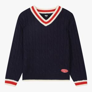 [인디고뱅크키즈]2024년 간절기 봄신상 루즈핏 브이넥 풀오버 니트 스웨터 IKKA24101