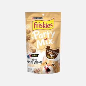 퓨리나 캣 프리스키 파티믹스 치킨 그레이비 60g 고양이 캔 고양이 간식
