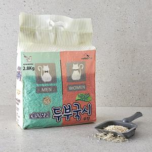 네꼬모리 두부국시 나노입자 무향 7L (2.8kg) 고양이 모래