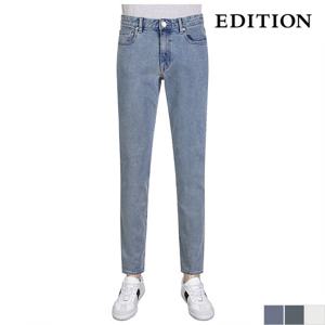 [에디션] 워싱 슬림핏 베이직 데님팬츠 (NEC5DP1901)