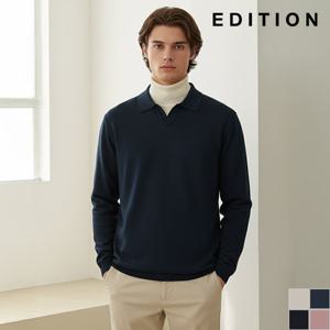 [에디션] 카라 오픈형 니트 (NEC1ET1903)