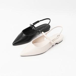 [신난다슈]여성 슬링백 힐 1cm 2종 여자 메리제인 플랫 구두 펌프스 단화 낮은굽 LN247219