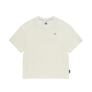 [내셔널지오그래픽 키즈] K242UTS910 카리부 우븐 반팔티 IVORY