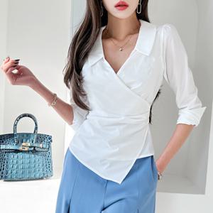 [금찌]금찌 카리 랩 블라우스 ST6428B