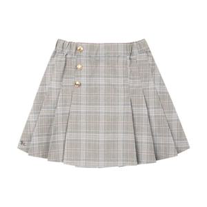 [빈]그레이 글렌체크 주름 스커트BY14SK01GY