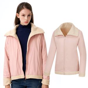 콜핑 여성 겨울 기모 바람막이 부클 자켓