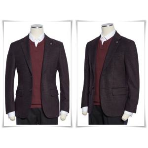 [레노마캐주얼][레노마재킷]F/W 세련미 넘치는 버건디 캐주얼 재킷 RQLMBJ58A DR4470