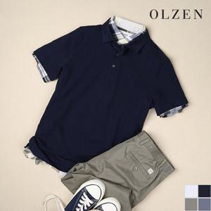 [올젠] 솔리드 베이직 카라 티셔츠 (ZPC2TT1501)