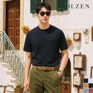 [올젠] 포켓 라운드 반팔 니트 I (ZPC2ER1505)