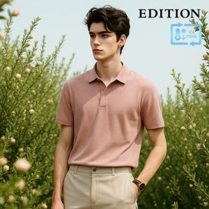 [에디션] 쿨 카라 베이직 반팔 티셔츠  (NEC2TT1601)