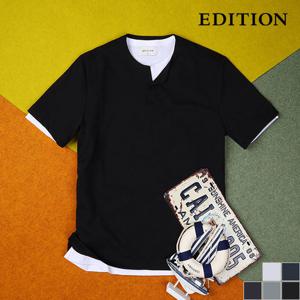 [에디션] 슬럽 라운드 반팔 티셔츠 (NEC2TR1904)