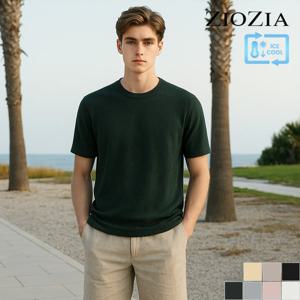 [지오지아] 크루넥 반팔 니트 A (ABC2ER1103_A)