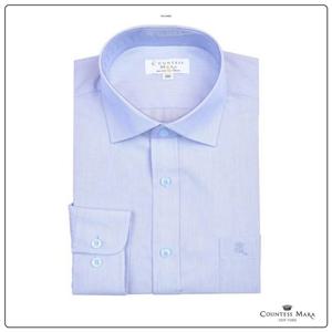 [카운테스마라(셔츠)]면혼방 핀스트라이프 일반핏 긴소매(P) CDCW1P1303B0