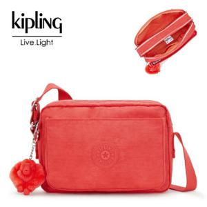 [키플링]키플링 수납좋은 일상크로스백 아바누 M 얼모스트 코랄  KOABS04 ALCR