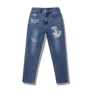 [지프] 프린트 빈티지 팬츠 청 바지 JP1DPM701