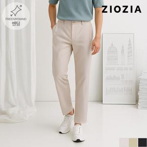 [지오지아] 면혼방 허리밴딩 치노 팬츠 B (ABC2PP1101_B)