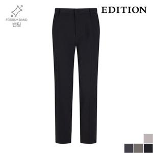 [에디션] 테이퍼드 크롭 사이드 밴딩 슬랙스 (NNC2PP1991)